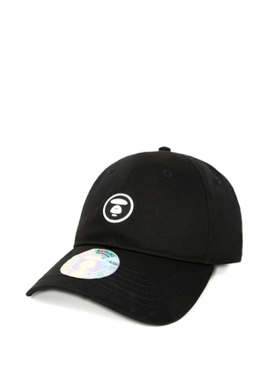 AAPE BY *A BATHING APE® logo-detail baseball cap - Black