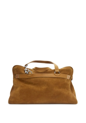 Burberry suede holdall bag - Brown