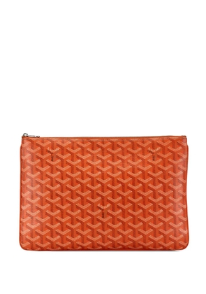 Goyard Pre-Owned 2020 Goyardine Senat MM clutch bag - Orange
