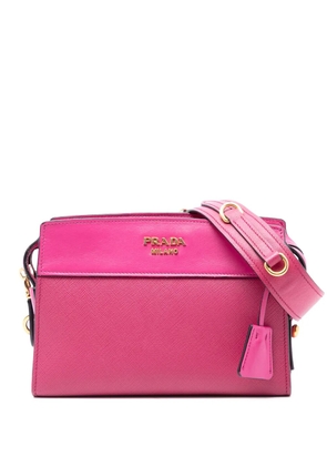 Prada Pre-Owned 2010-2025 Saffiano and City Calf Esplanade crossbody bag - Pink