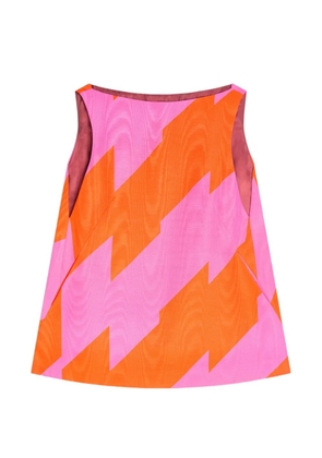 DRIES VAN NOTEN zigzag mini dress - Pink