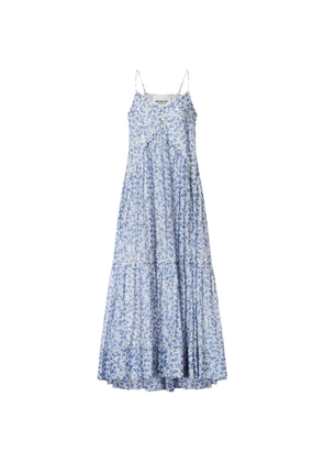 MARANT ÉTOILE Sabba floral tiered dress - Blue