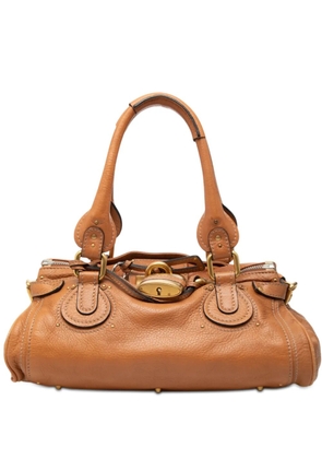Chloé Pre-Owned 2012 Leather Paddington handbag - Brown