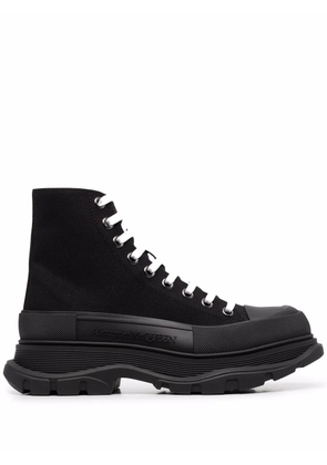 Alexander McQueen Tread Slick high-top sneakers - Black