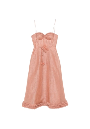 ZIMMERMANN Luna ruffled dress - Pink