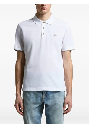 Peserico logo polo shirt - White