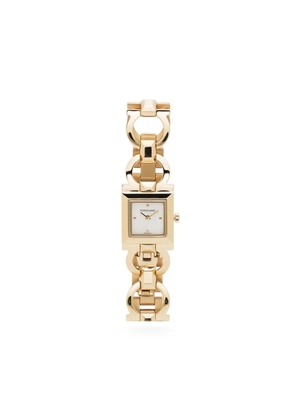 Ferragamo Double Gancini square watch - White