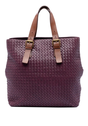 Bottega Veneta Pre-Owned 2010 Nappa Intrecciato Belted tote bag - Purple