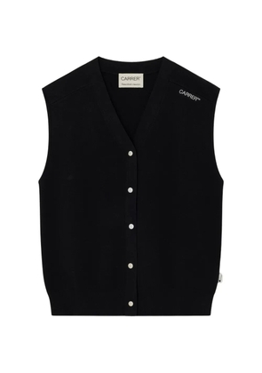 Carrer Cove V-neck vest - Black