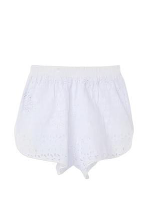Ermanno Scervino broderie anglaise lace shorts - White