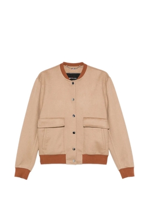 Kiton patch pocket bomber jacket - Neutrals