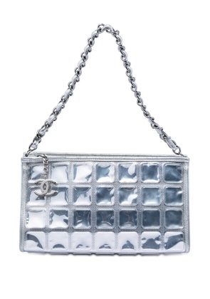 CHANEL Pre-Owned 2006-2008 Vinyl Ice Cube Pochette shoulder bag - Silver