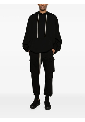 Rick Owens DRKSHDW tie-detail hoodie - Black