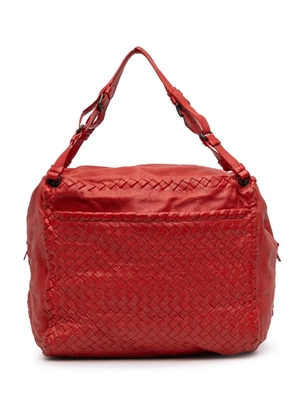 Bottega Veneta Pre-Owned 2012-2026 Nappa Intrecciato Cube tote bag - Red
