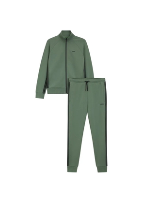 BOSS GREEN HUGO BOSS zip side stripe tracksuit