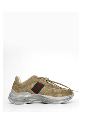 Gucci leather sneakers - Brown