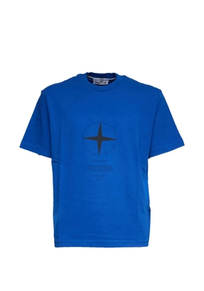 Stone Island compass graphic T-shirt - Blue