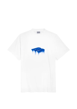 Balenciaga short-sleeve graphic-print T-shirt - White