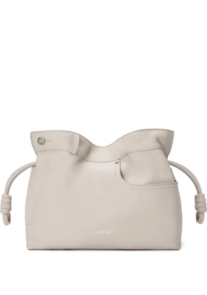 LOEWE knot-detail clutch bag - Neutrals