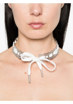 YVMIN self-tie necklace - Silver