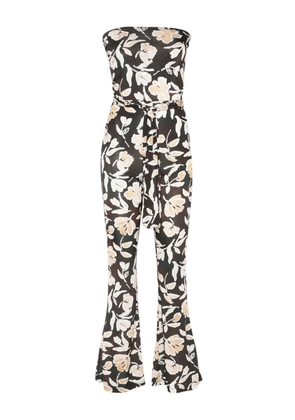 Patrizia Pepe floral-print jumpsuit - Black