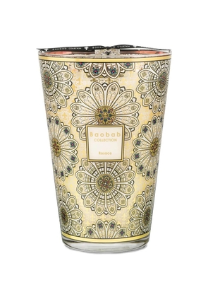 Baobab Collection Rosace floral-pattern candle - Neutrals