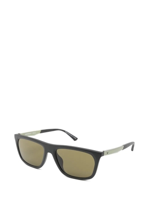 Emporio Armani rectangle frame sunglasses - Black