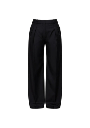 Loulou straight-leg trousers - Black