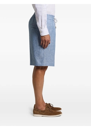 Peserico drawstring elasticated shorts - Blue