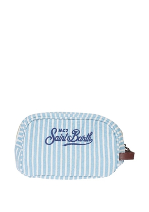 MC2 Saint Barth striped gadget wash bag - Blue