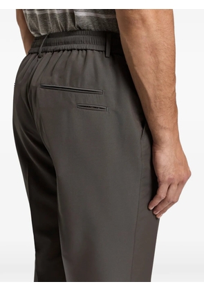 Peserico linen straight-leg trousers - Grey