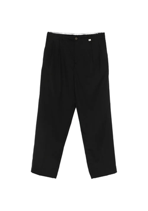 Myths Poseidone pleated trousers - Black