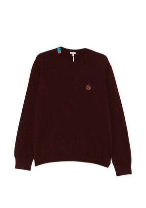 LOEWE logo crewneck sweater - Red