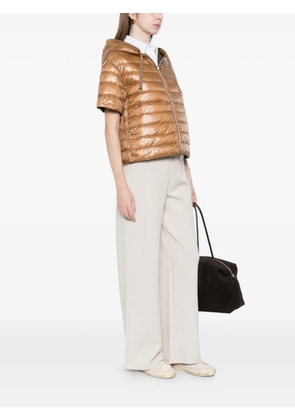 Herno short-sleeve padded jacket - Neutrals