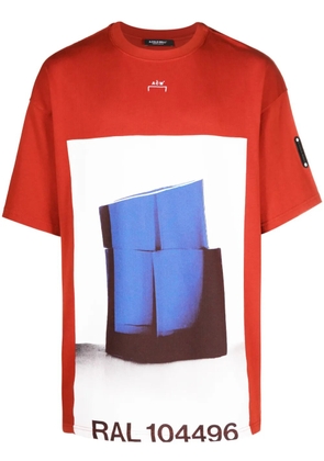 A-COLD-WALL* graphic-print short-sleeve T-shirt - Red