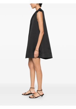 Eleh knot-detail mini dress - Black