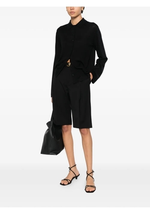 Soft Goat Featherlight cardigan - Black