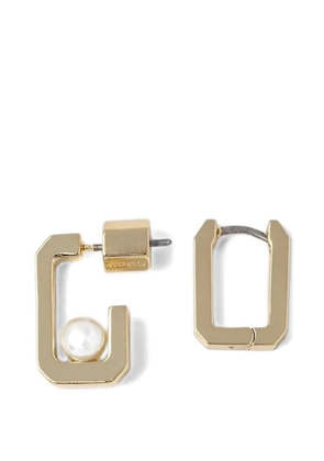 AllSaints embellished rectangle earrings (set of three) - Gold