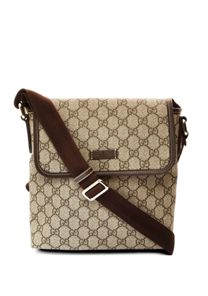 Gucci Pre-Owned 2000-2025 GG-Supreme-pattern shoulder bag - Neutrals