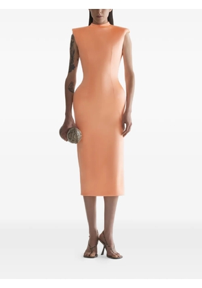 Mugler Hourglass dress - Orange
