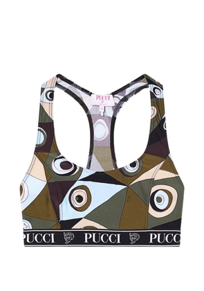 PUCCI occhi-print top - Green