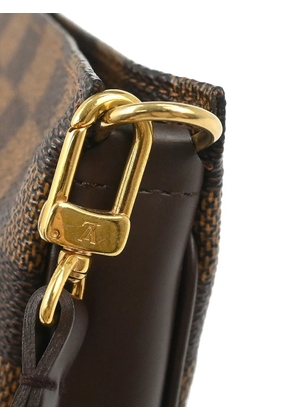 Louis Vuitton Pre-Owned 2004 Navona damier patterned shoulder bag - Brown