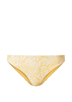 TWINSET botanical-print bikini bottoms - Yellow