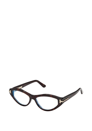 TOM FORD Icon cat-eye glasses - Brown