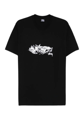 Stüssy graphic-print T-shirt - Black
