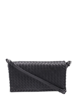 Bottega Veneta Pre-Owned leather cross body bag - Black