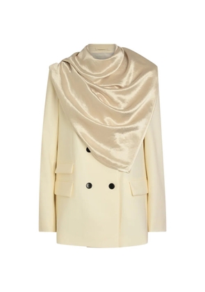 Maria McManus double-breasted layered blazer - Neutrals