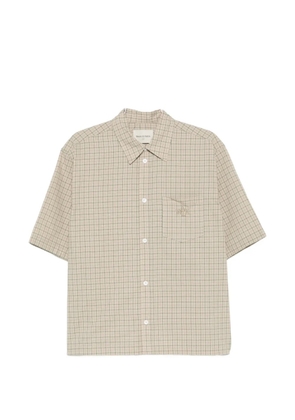 WALK IN PARIS checked shirt - Neutrals