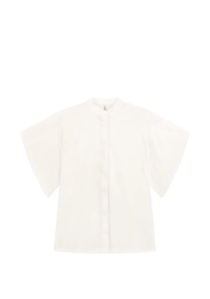 Liviana Conti wide-sleeve shirt - Neutrals