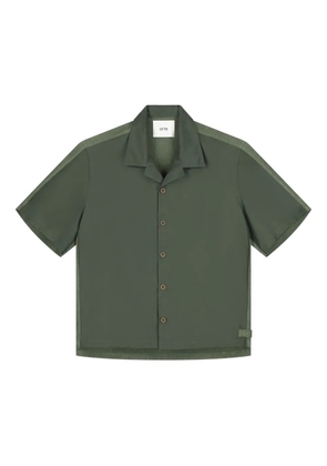 Arte Antwerp panelled short-sleeve shirt - Green